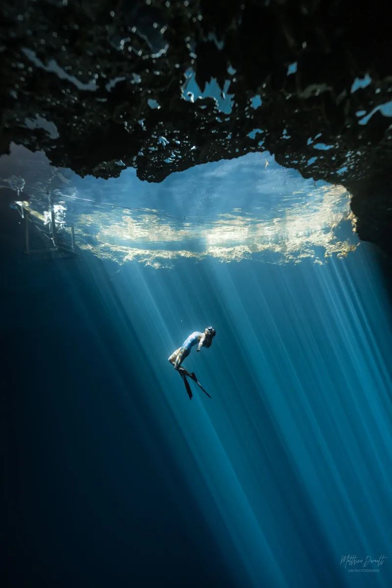 Cenote Freediving website preview