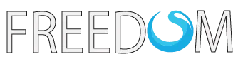 Freedom Diving logo from its official website